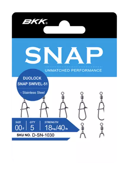 BKK Duolock Snap Swivel 51 - Sprengringe - 6939067083180 - 1