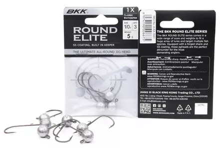 BKK Round Elite-Classic 5g 3pcs - Jig-Köpfe - 6974190008730 - 1