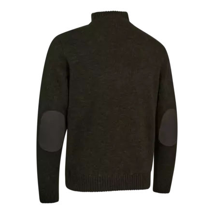 Deerhunter Finley ½-Zip Knit Ridgewood Melange - Hemden - 5702827248980 - 2