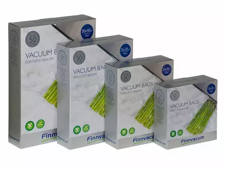Finnvacum Uritettu Vakuumipussi PRO 50pcs - Vakuumiergeräte und Zubehör - 7340066115250 - 1