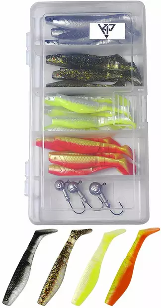 K.P Baits Jig Mix 2,5" - Köder-Sortimente - 6438239073160 - 1
