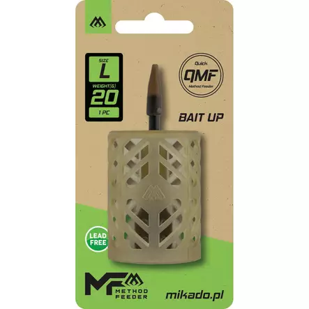 Mikado Bait Up Feeder Q.M.F. 20g L - Flache & Hybrid-Method-Feeder - 5900637126980 - 1