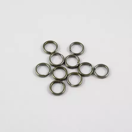 Split Ring Nickel Plated 6mm - Sprengringe - UR-N6-100 - 1