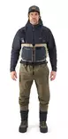 Grundens Men's Boundary Zip Stockingfoot Wader Stone/Otter - Wathosen - 7332525301090 - 2