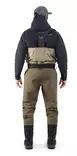 Grundens Men's Boundary Zip Stockingfoot Wader Stone/Otter - Wathosen - 7332525301090 - 4