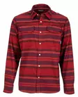Simms Gallatin Flannel Shirt Auburn Moss Stripe - Hemden - 694264498620 - 1