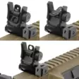 UTG Super Slim Rear Sight Manual Flip-up Tool-free Dual Aperture - Offene Visierungen für Gewehre - 4712274528390 - 3