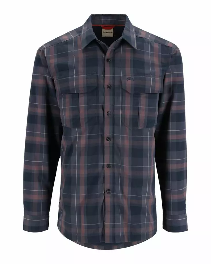 Simms ColdWeather Shirt Selvedge Logan Plaid - Hemden - 694264654590 - 2
