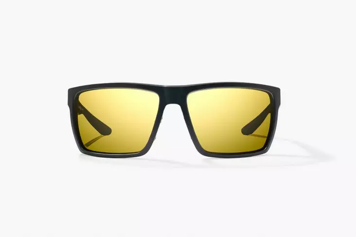 Bajio Stiltsville Black Matte Yellow Mirror Glass - Glaslinsen - 840290928550 - 2