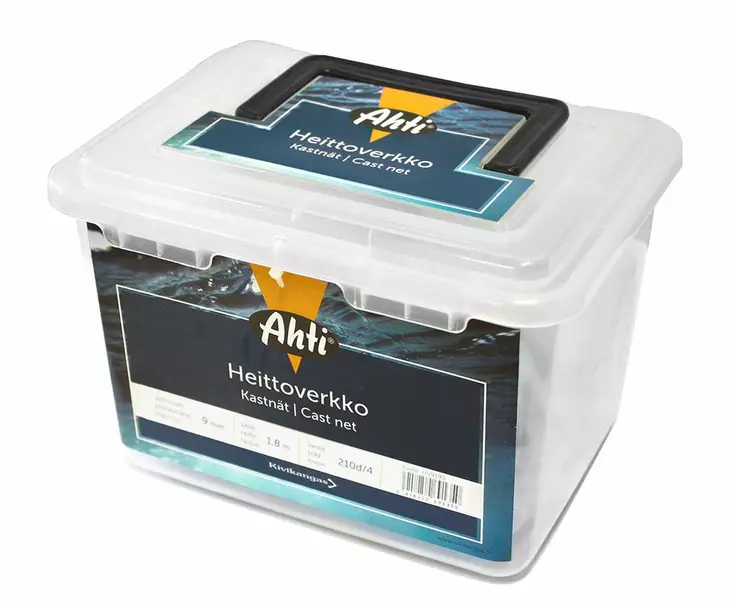 Ahti Heittoverkko 9mm lanka 1,8M säde - Netze - 6418252691350 - 1