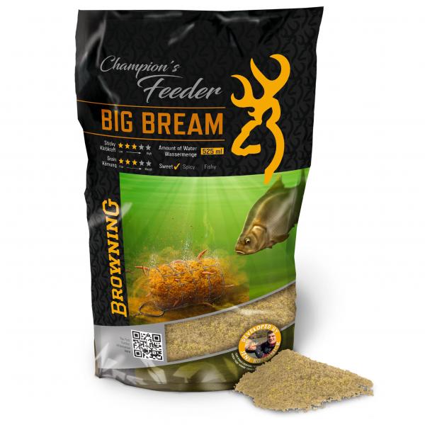 Browning Champion's Feeder Mix Big Bream 1kg - Köder - 4029569247400 - 1