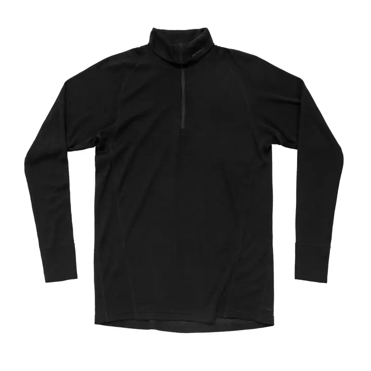 Devold Duo Active Merino 205 Zip Neck Men's Black - Unterhemd - 7028567648780 - 1