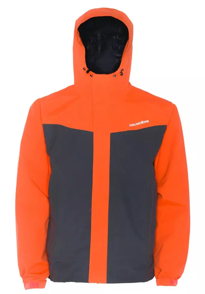 Grundens Full Share Jacket Orange Grey - Hardshells für Herren - 7332525246940 - 1
