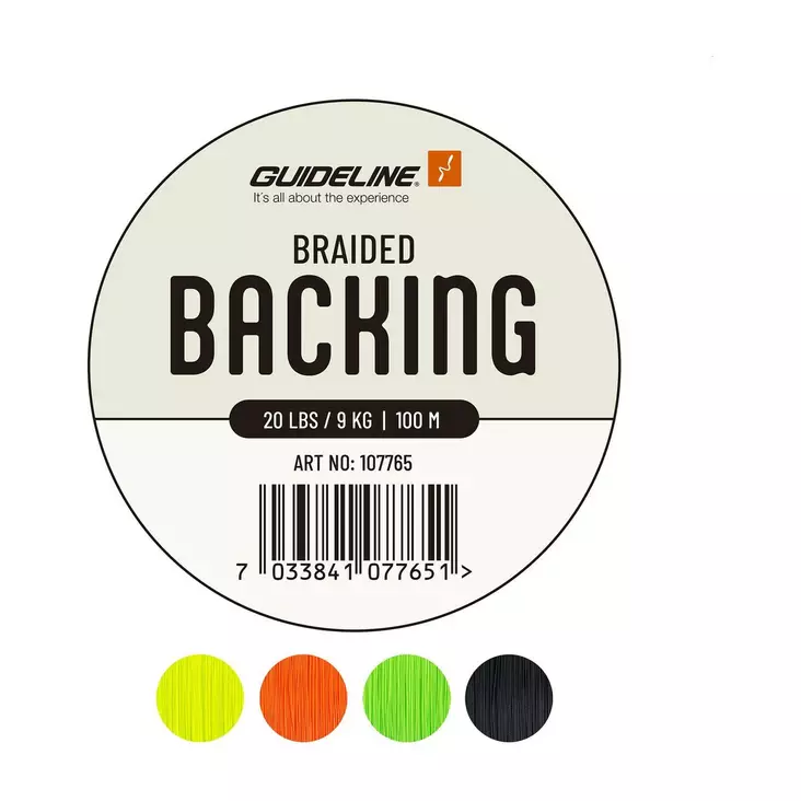 Guideline Braided Backing 20lb 50m Lime - Klassisches Backing - 7033841077750 - 1