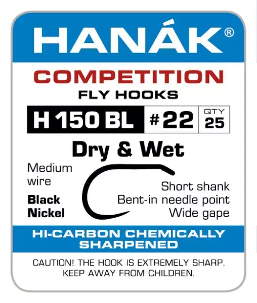 Hanak H150BL Dry & Wet - Widerhakenlose Haken - H150BL10 - 1
