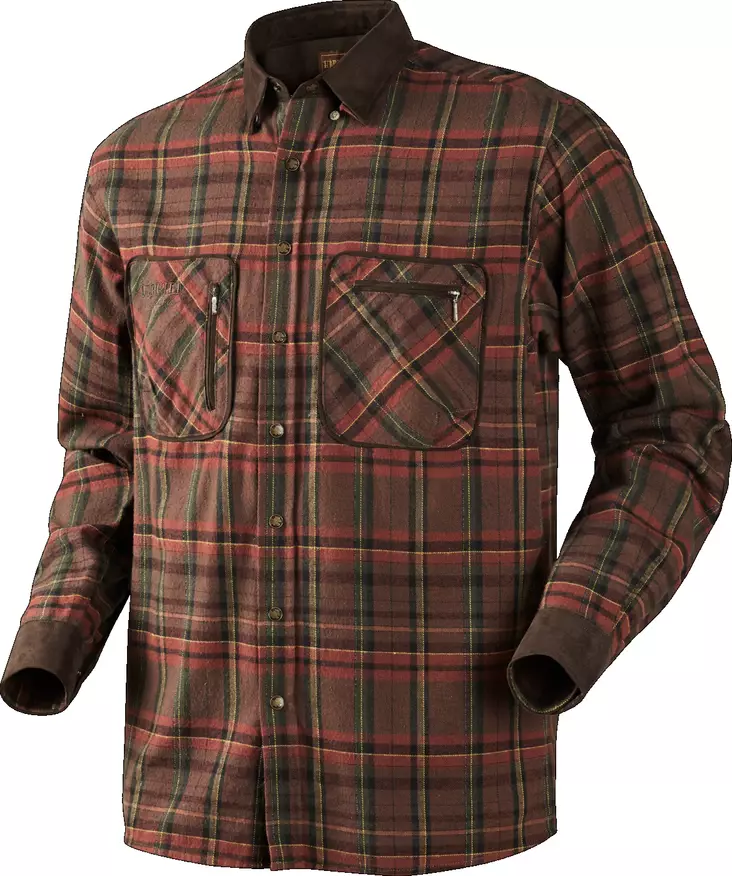 Härkila Pajala Shirt Red Checkered - Hemden - 5707335111870 - 1