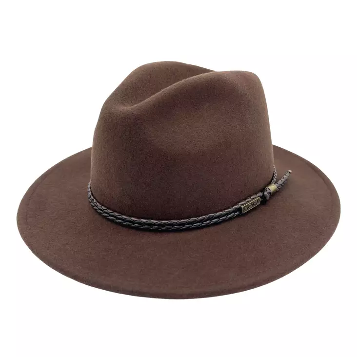 Jacaru Outback Fedora Hat Brown - Kappen, Mützen und andere Hüte - 9331670297690 - 1