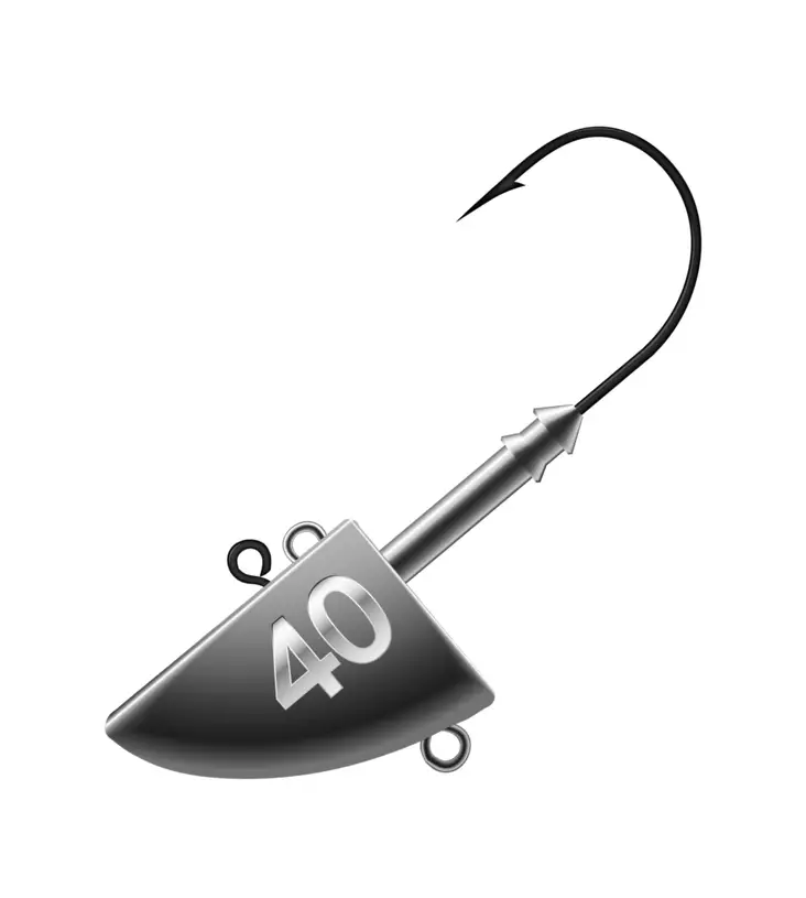 K.P Mustad Fish head Vertical Jig Head 4 - Jig-Köpfe - 6438239049240 - 1