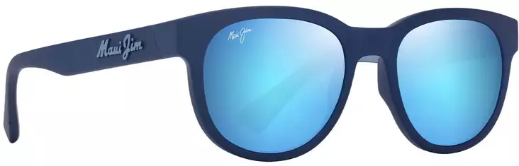 Maui Jim Maoli - Matte Dark Blue Frame with Blue Hawaii Lens - Kunststofflinsen - 603429079840 - 1