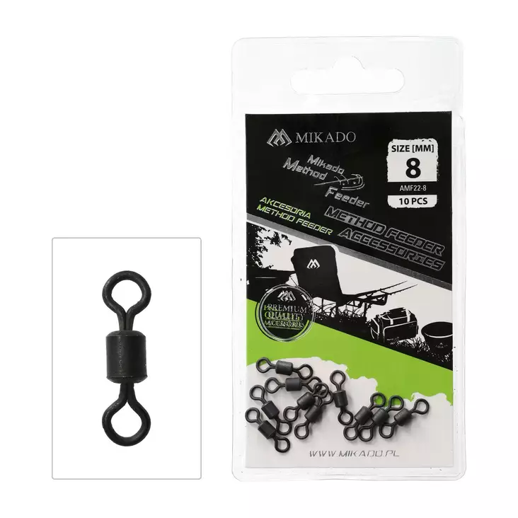 Mikado Method Feeder Swivel #8 - Wirbel & Quick-Change-Links - 5900637058120 - 1