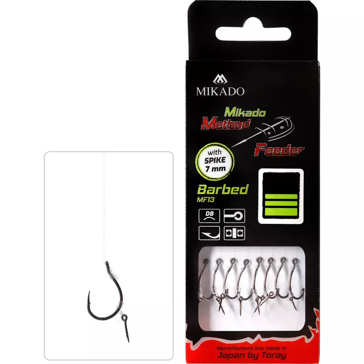 Mikado MF Rig HMFB13I Spike Mono Barbed - Gebundene Haken - 5900637050940 - 1