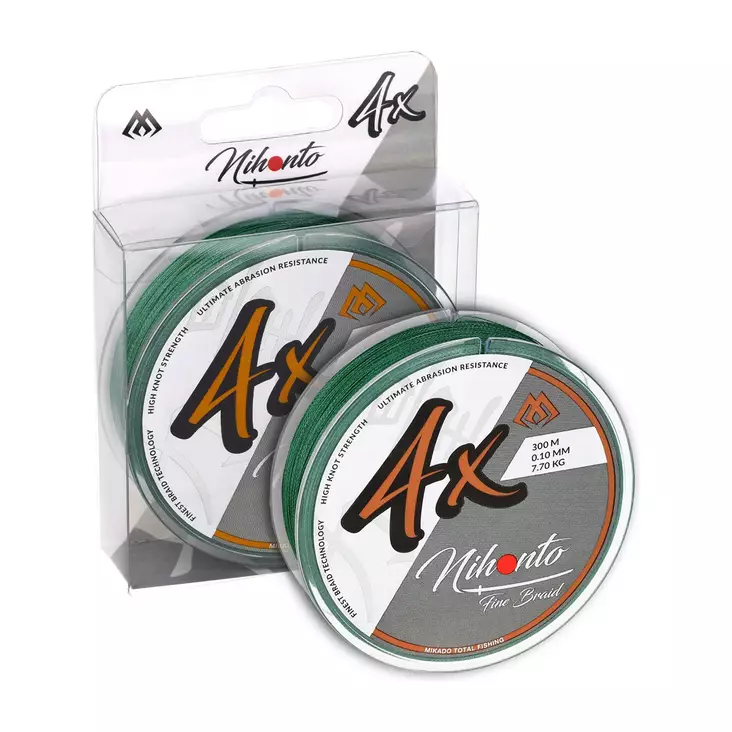 Mikado Nihonto Fine Braid 300m Green - Geflochtene Schnüre - 5900637509110 - 1