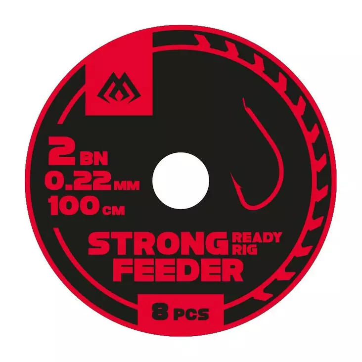 Mikado Strong Feeder Ready Rig 100cm #10 - Gebundene Haken - 5900637110460 - 1