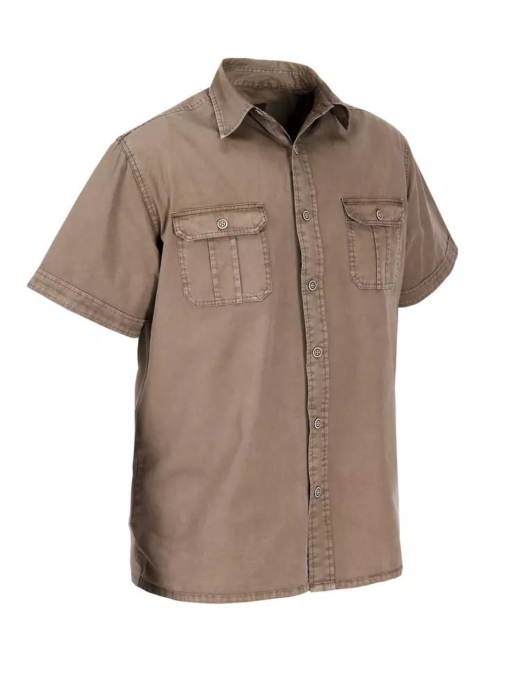 Nordhunt Serengeti Stretch Shirt Desert Khaki - Hemden - 1000000014570 - 1