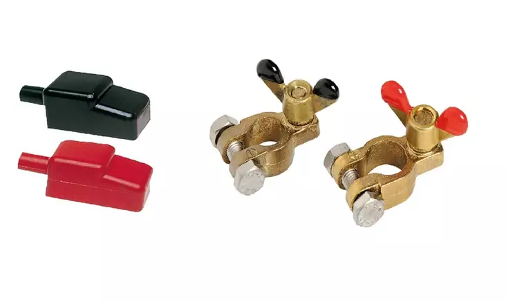 Akkukenkäpari ja suojat - Batteriezubehör - M14-286-00 - 1