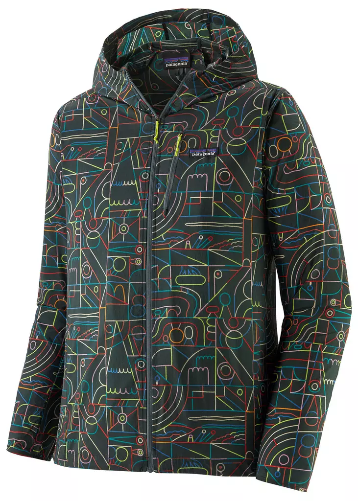 Patagonia Mens Houdini Jacket Nouveau Green - Hardshells für Herren - 196924429840 - 1