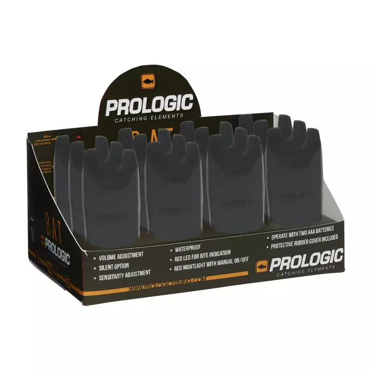 Prologic BAT Bite Alarm Red 12pcs - Einzel-Bissanzeiger & Sets - 5706301557780 - 1