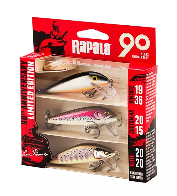 Rapala 90 Years Countdown Mid Natural - Köder-Sortimente - 022677373430 - 1