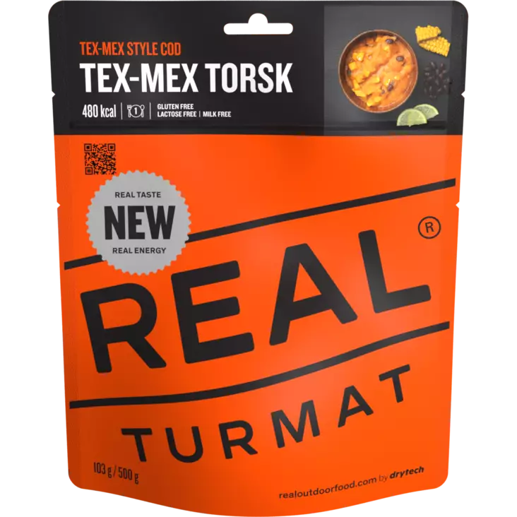 Real Turmat Tex-Mex Cod - Campingmahlzeiten - 7036480060220 - 2