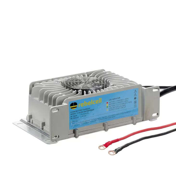 Rebelcell Charger12.6V/35A waterproof - Batterieladegeräte - 7106623685990 - 1