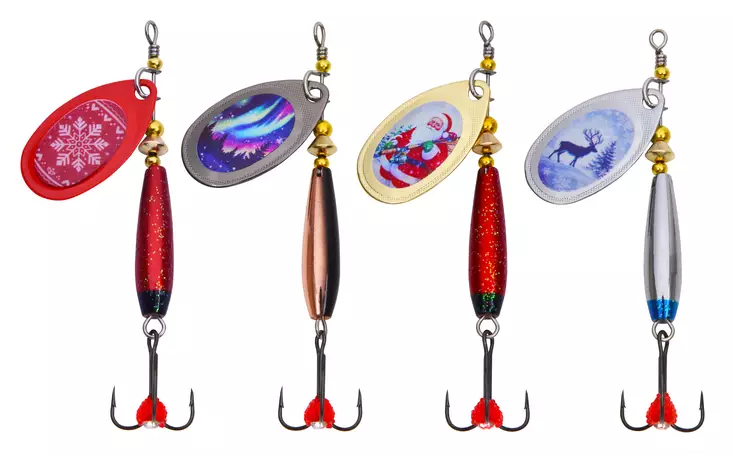 Santa Lures Spinner Assortment 4pcs - Köder-Sortimente - 6417512544610 - 1