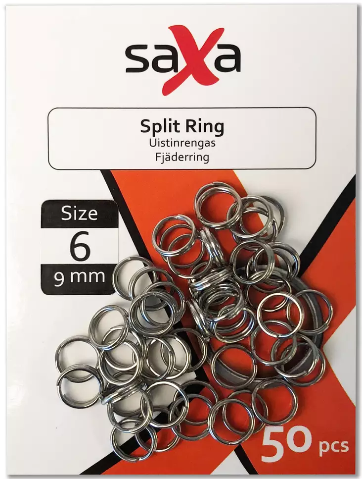 Saxa Split Ring 50pcs - Sprengringe - splitring250 - 1