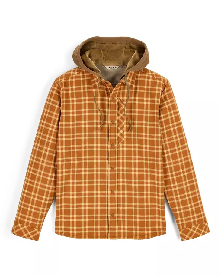 Simms Coldweather Hooded Shacket Wakemup Plaid Stonefly - Andere Jacken - 694264695890 - 1