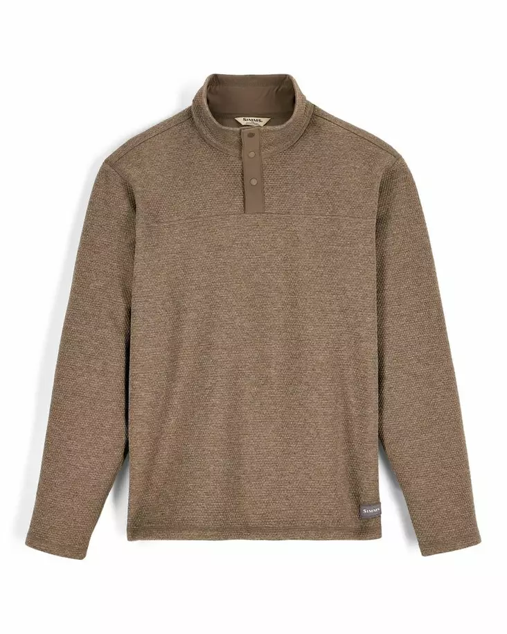 Simms Harbour Sweater Sturgeon Heather - Hemden - 694264698280 - 2