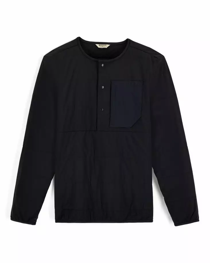 Simms Midstream Henley Black - Hemden - 694264699430 - 2