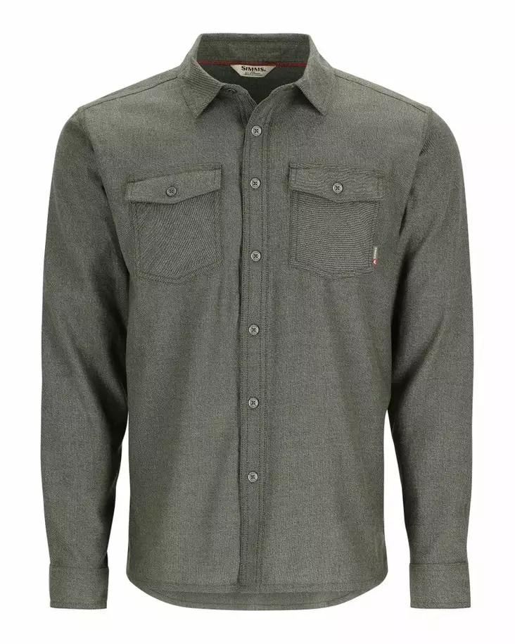 Simms Shoal Flannel Shirt Riffle Green - Hemden - 694264627570 - 2