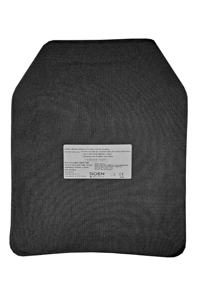 Sioen Ballistics RESTAC NIJ III+ ICW 25x30cm - Ballistische Platten - 9BF00024FNS0 - 1