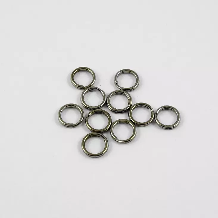 Split Ring Nickel Plated 6mm - Sprengringe - UR-N6-100 - 1