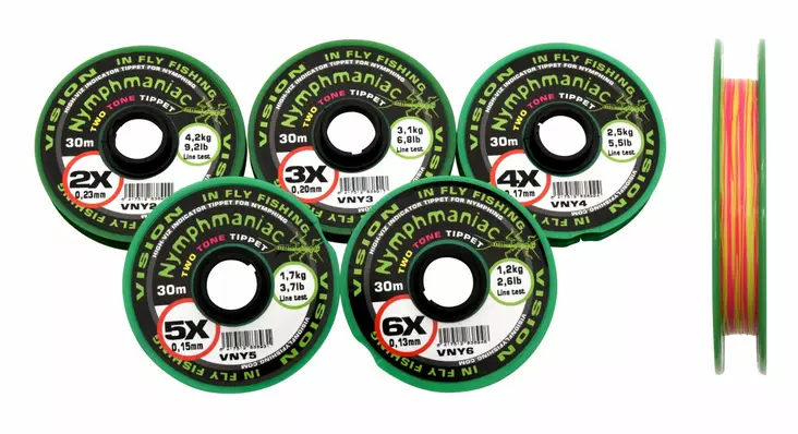 Vision Nymphmaniac Two Tone Tippet - Indikatoren - 6417512838900 - 1