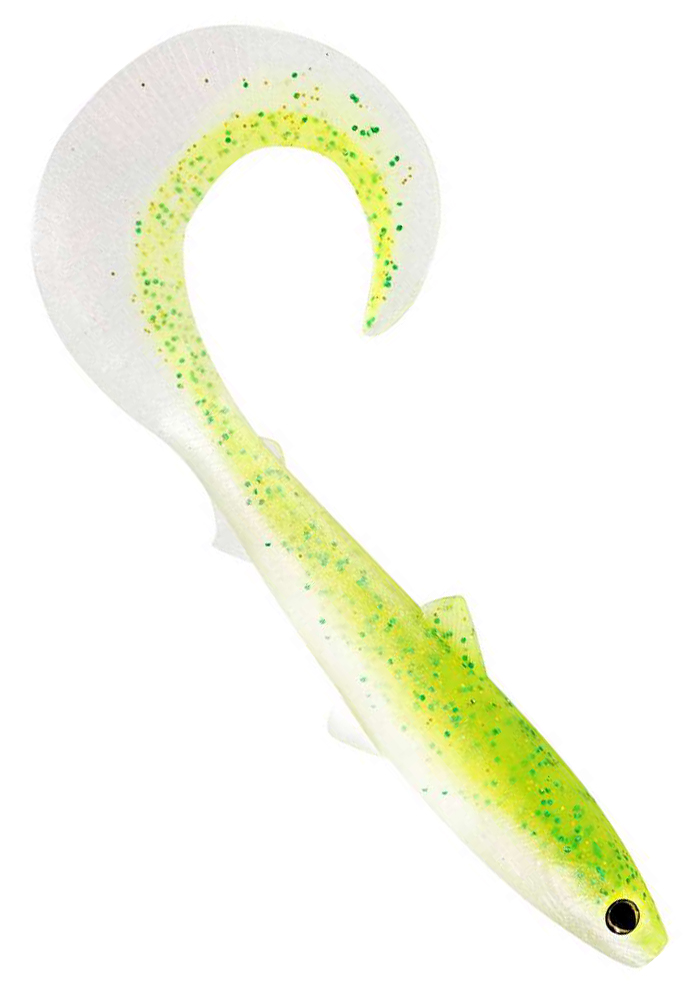 Westin Bullteez Curlteez 8cm 3g 3pcs - Weichköder mit lockigem Schwanz - 0311202210 - 1