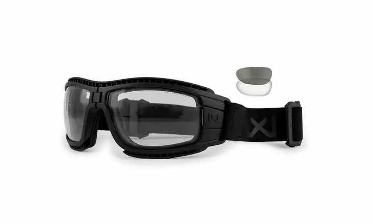 Wiley X WX Lynx Grey & Clear - Matte Black - Schießbrillen - 712316022880 - 1