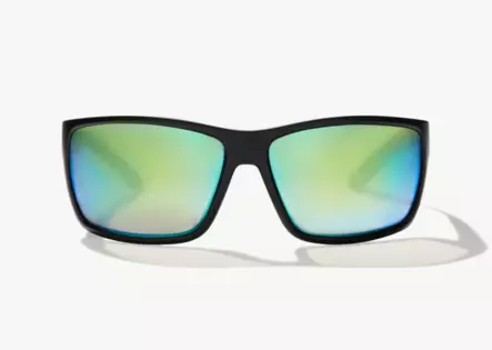 Bajio Bales Beach Black Matte Green Mirror Glass - Glaslinsen - 810070820251 - 2