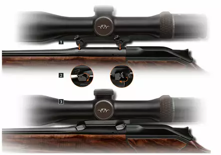 Blaser Saddle Mount SR Rail Low - Schnellmontagen - 623000001 - 3