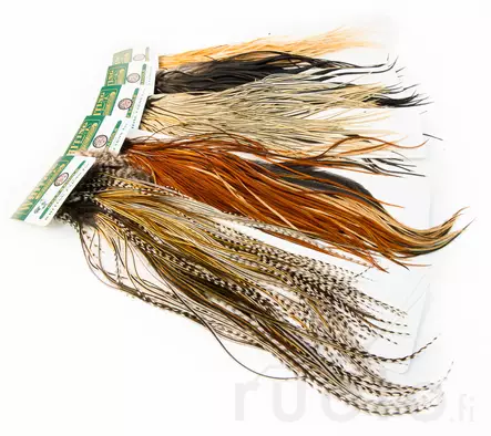 Whiting Hebert Dry Fly Half Saddle Bronz - Trockenfliegenhälse und Sattelfedern - 40350100011 - 1
