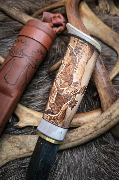 Pohjolan Tulet Moose - Klassische Messer - 55002500001 - 2