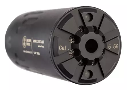 SILENT STEEL MICRO BAFFLE STREAMER 7,62 ARMOR BLACK - Schalldämpfer für Präzisionsgewehre - MSTB762B-AL-15x1 - 2